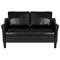Emma and Oliver Living Room Loveseat Couch with Single Cushion